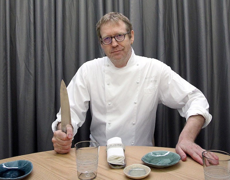 Bernd H. Knoller, chef del restaurante Riff comer a ciegas